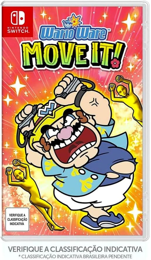 Warioware Move It Mídia Nintendo Switch Midia Fisica