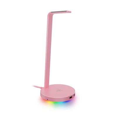 RAZER Base Station Chroma RGB USB Hub Headset Rosa