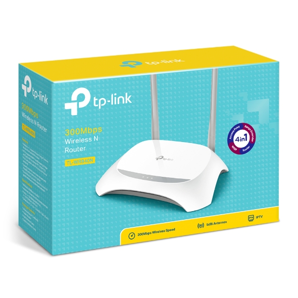Tp-link Roteador Wireless Wi-Fi 300 Mbps TL-WR840N W