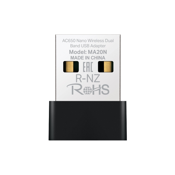 Mercusys Adaptador Usb AC650 Nano Wireless MA20N