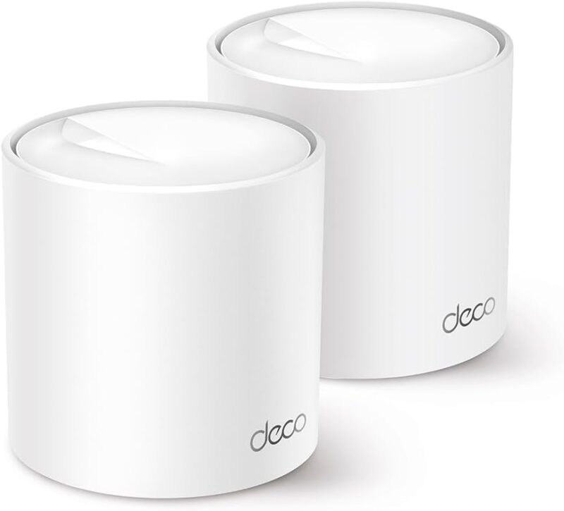 Roteador Wi-Fi Mesh TP-Link Deco X50 Gigabit Dual-Band AX3000 2 unidades