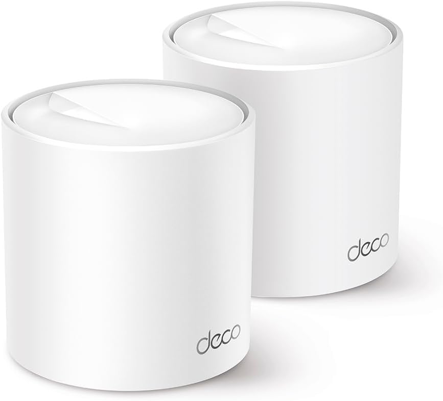 Roteador Wi-Fi Mesh TP-Link Deco X50 Gigabit Dual-Band AX3000 2 unidades
