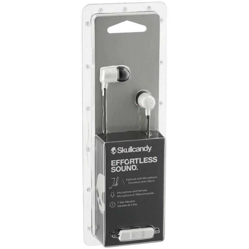 Skullcandy Fone De Ouvido Jib Com Fio Branco