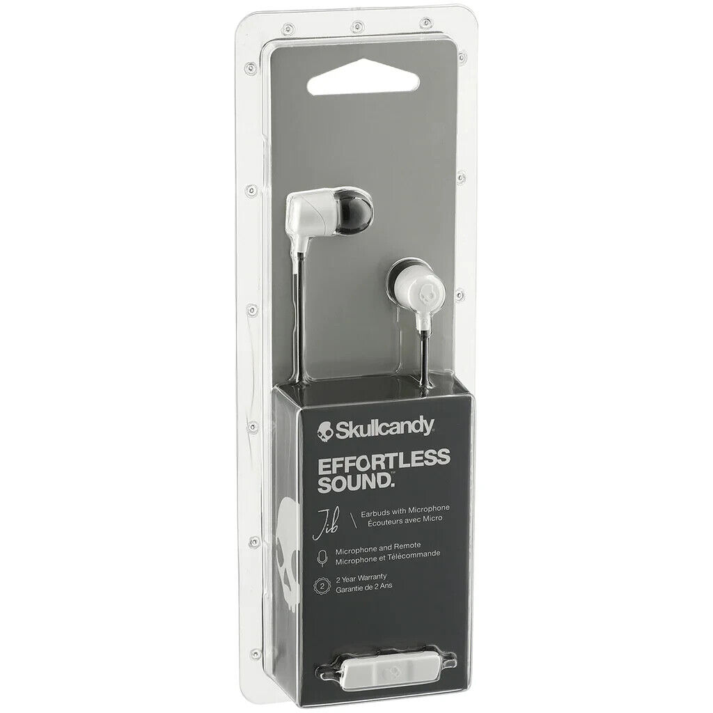 Skullcandy Fone De Ouvido Jib Com Fio Branco