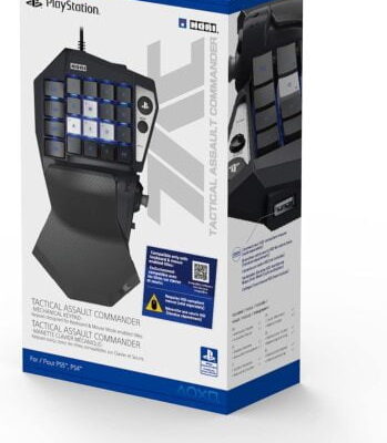 HORI TAC Tactical Assault Commander Mechanical Keypad PS5 PS4 e PC