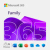 Microsoft Office 365 Family - Assinatura de 12 Meses para até 6 Usuários