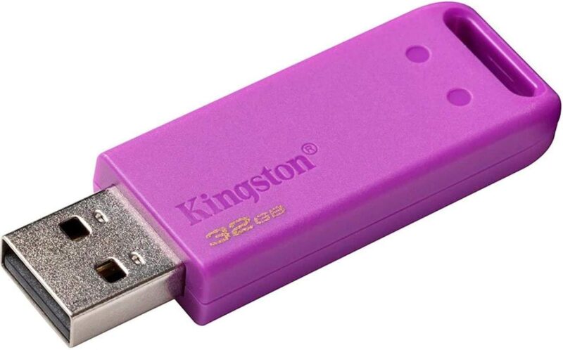 Pendrive Kingston 64gb 2.0 Roxo