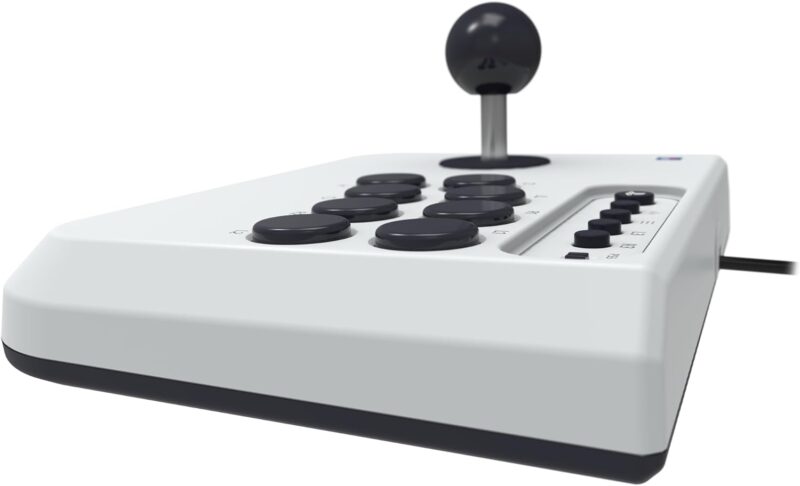 Controle para Jogo de Luta Mini Hori para Ps5 Ps4 e Pc Branco