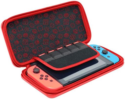 Estojo Hori Alumicase Super Mario Edition Cor Vermelha para Nintendo Switch