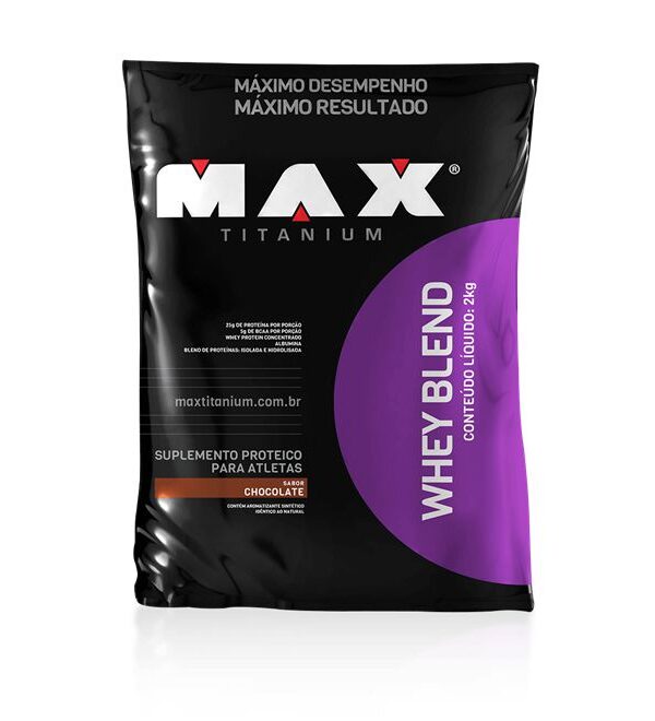 WHEY BLEND 2000G (REFIL) - MAX TITANIUM