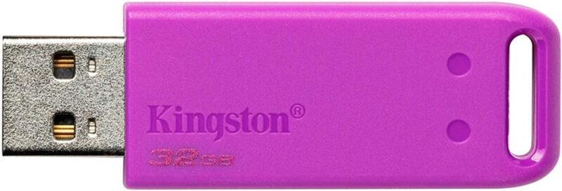Pendrive Kingston 64gb 2.0 Roxo