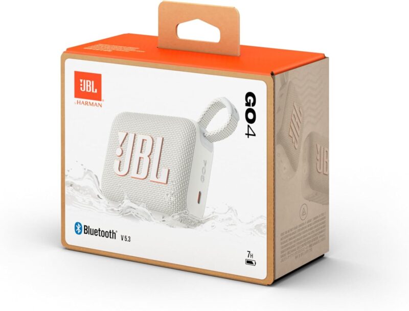 Caixa De Som Jbl Go 4 Portátil Bluetooth Branca