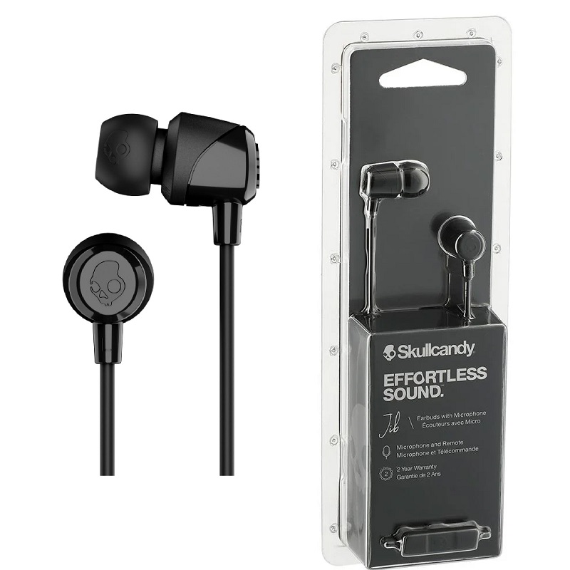 Skullcandy Fone De Ouvido Jib Com Fio Preto