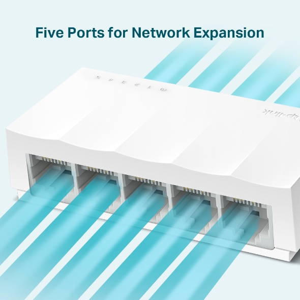 TP-LINK Switch De Mesa LS1005 5 Portas 10/100 Mbps