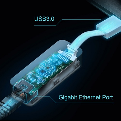 TP-Link Adaptador de Rede UE300 USB 3.0 para Gigabit Ethernet