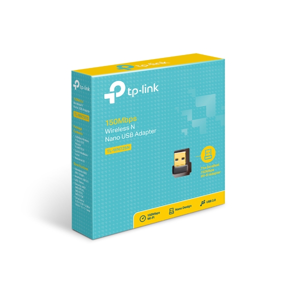 TP-LINK Adaptador Nano USB Wireless N 150Mbps TL-WN725N