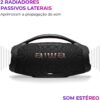Boombox Aiwa Ligths Plus Preta 200w Bluetooth Portátil