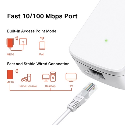 Mercusys Extensor De Sinal Wi-fi Me10 300 Mbps