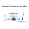 Mercusys Adaptador Usb MA30H Dual Band AC1300 Com Antena