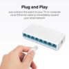 Mercusys Switch de Mesa 8 Portas 10/100Mbps MS108