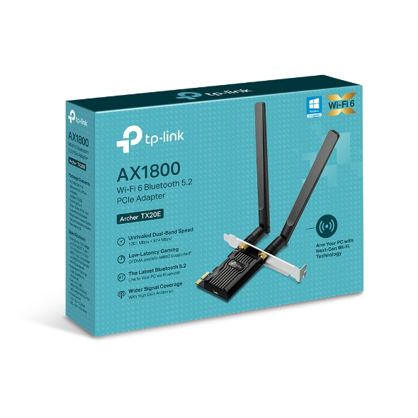 Tp-link Adaptador PCIe Archer TX20E Wi-fi 6 Bluetooth 5.2