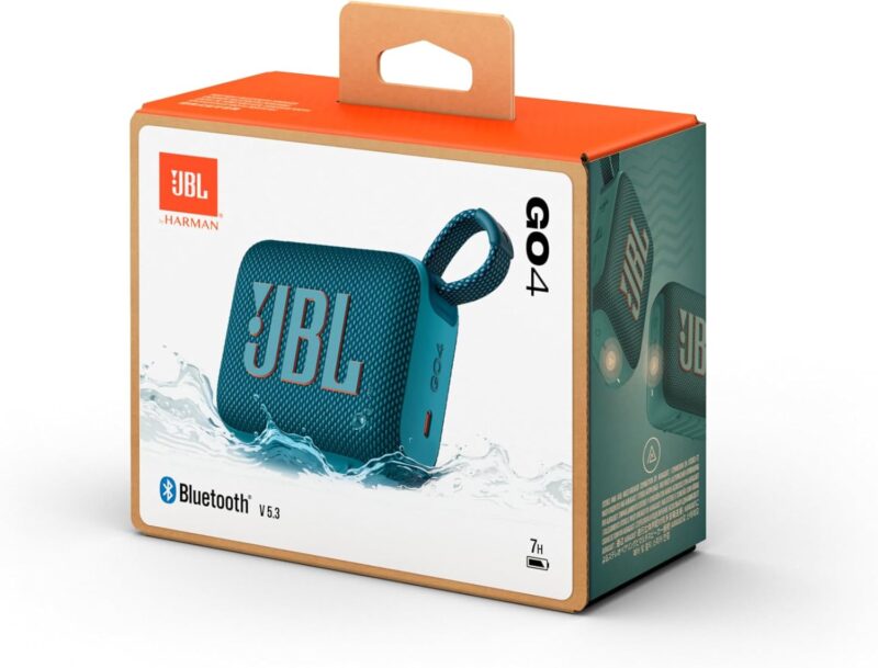 Caixa De Som Jbl Go 4 Portátil Bluetooth Azul