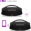 Boombox Aiwa Ligths Plus Preta 200w Bluetooth Portátil