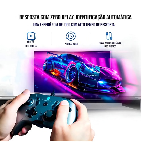 Controle Gamepad Thunderobot G30 para Pc/mac Steam Smarttv Tvbox Nintendo Switch