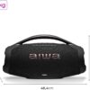 Boombox Aiwa Ligths Plus Preta 200w Bluetooth Portátil