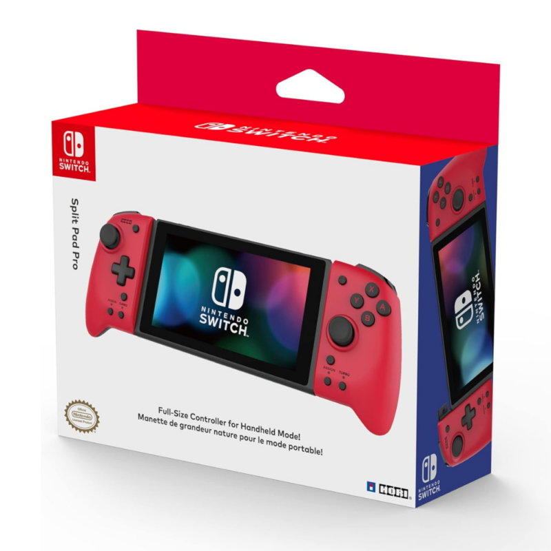 Controle Ergonomico HORI Split Pad Pro Vermelho para Nintendo Switch