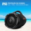 Boombox Aiwa Ligths Plus Preta 200w Bluetooth Portátil