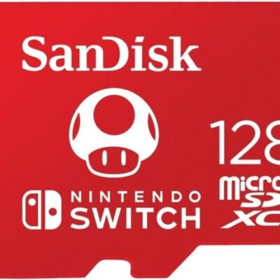 Cartão De Memória Sandisk 128gb Nintendo Switch