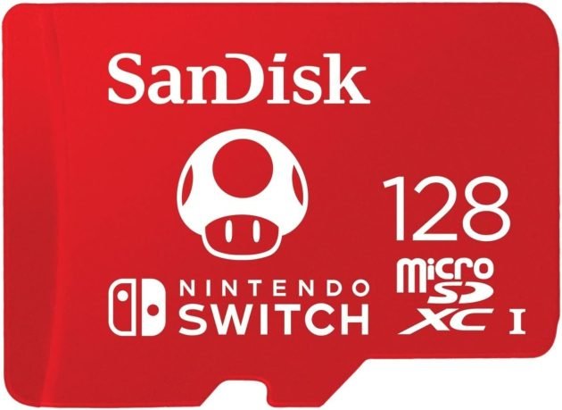 Cartão De Memória Sandisk 128gb Nintendo Switch
