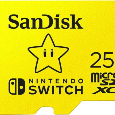 Cartão De Memória Sandisk 256gb Nintendo Switch