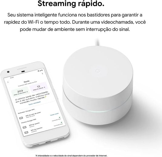 Google Wi-Fi Roteador Mesh AC1200 3 Unidades