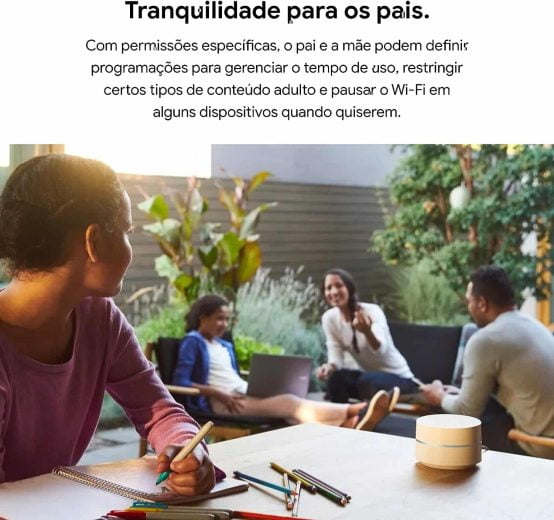Google Wi-Fi Roteador Mesh AC1200 3 Unidades