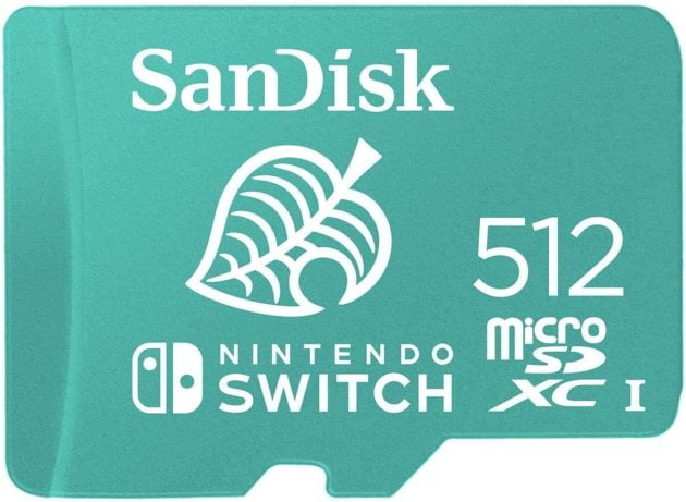 Cartão De Memória Sandisk 512gb Nintendo Switch