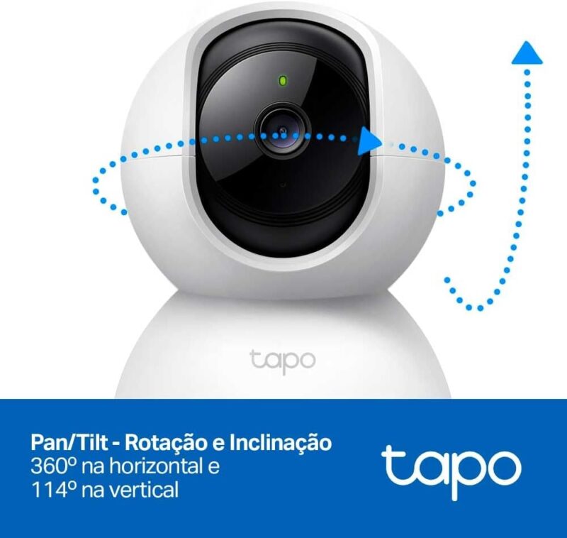 Tp-Link Câmera de Segurança Residencial Wi-Fi Tapo C200