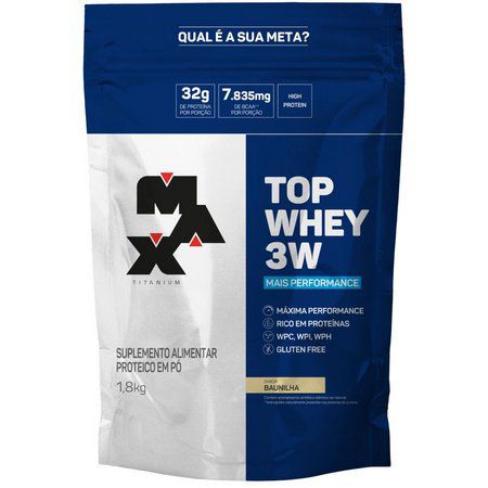 TOP WHEY 3W 1.800 KG - MAX TITANIUM