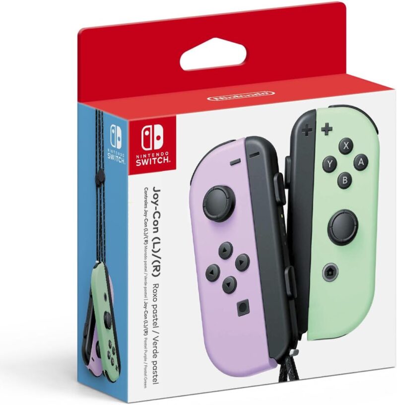 Controle Nintendo Switch, Joy-Con Roxo e Verde