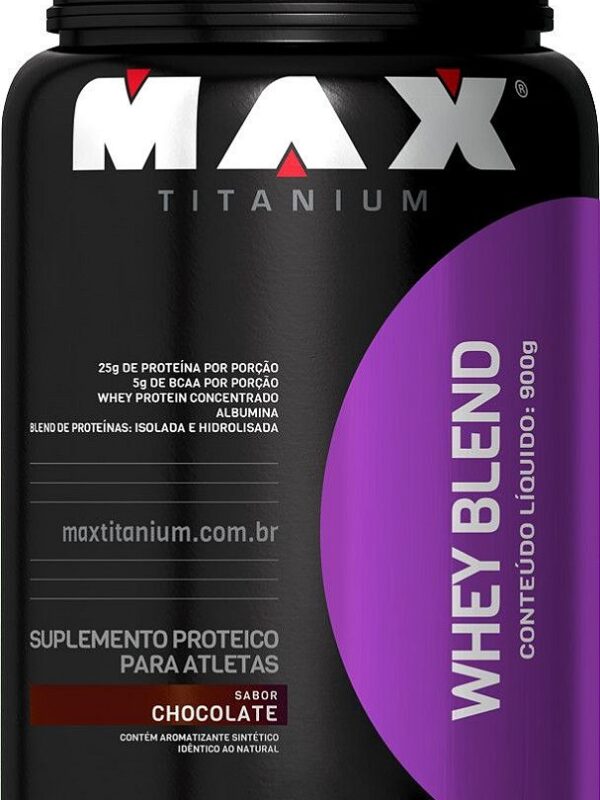 WHEY BLEND 900G (POTE) - MAX TITANIUM ( VENC 28/07/2018)