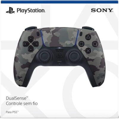 Sony PlayStation Controle DualSense PS5 Gray Camuflage