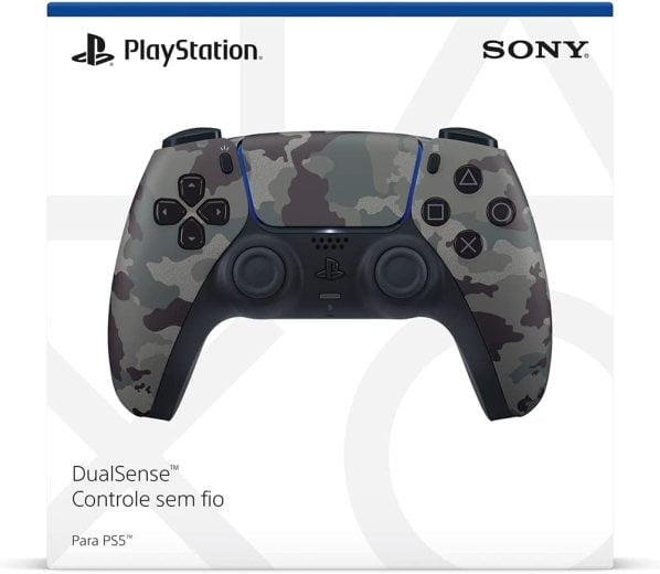 Sony PlayStation Controle DualSense PS5 Gray Camuflage