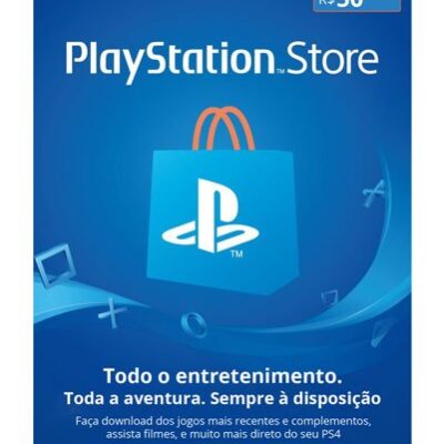 Cartão Presente PSN BR – R$ 50 / R$ 60 / R$ 70 / R$ 100 / R$ 250