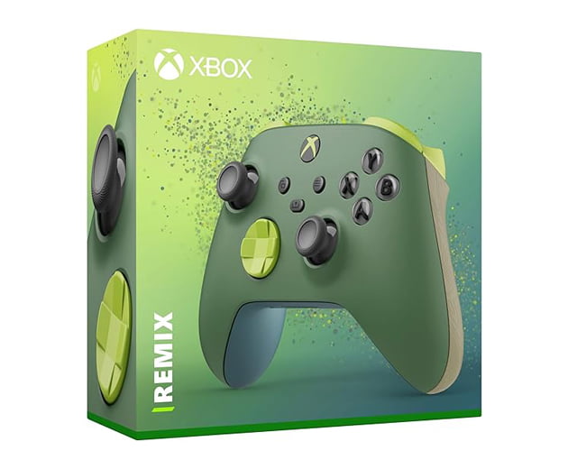 Controle Sem Fio Xbox Remix Edição Especial Verde
