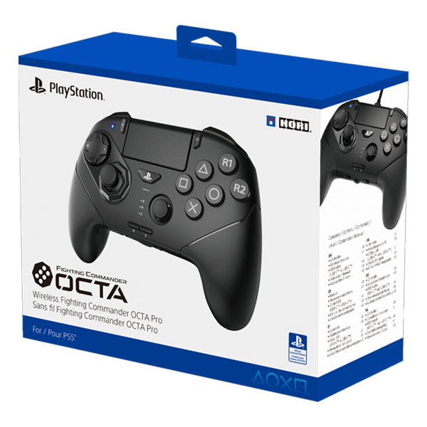 HORI Controle Wireless Fighting Commander OCTA Pro PS5 e PC