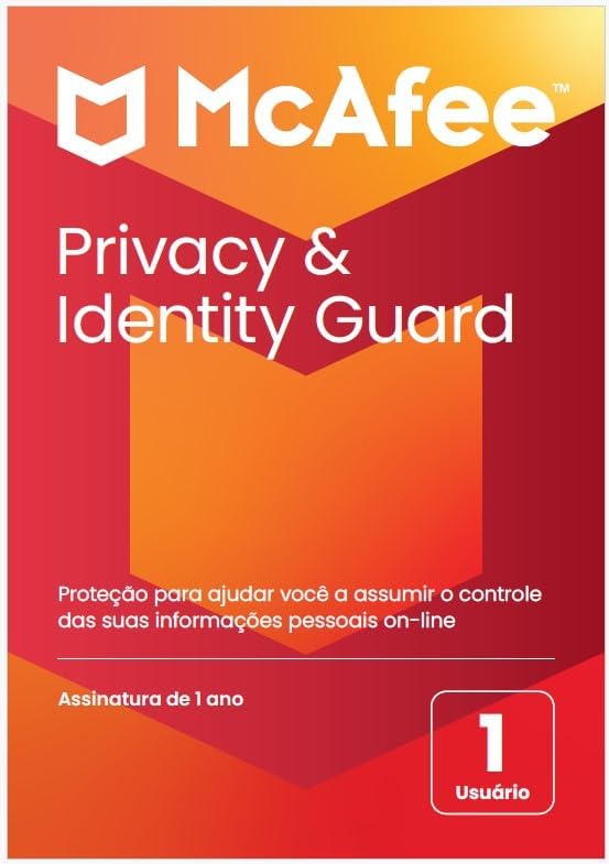 McAfee AntiVirus Privacy & Identity Guard 1 Usuário