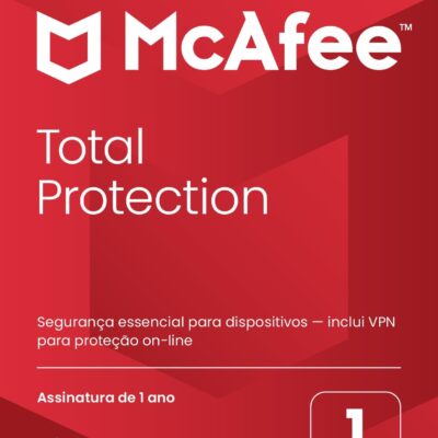 Mcafee Total Protection para 1 Dispositivos Assinatura 1 Ano