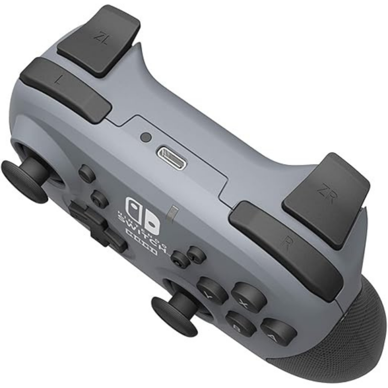 Controle Sem Fio Horipad Cinza para Nintendo Switch 1 e 2