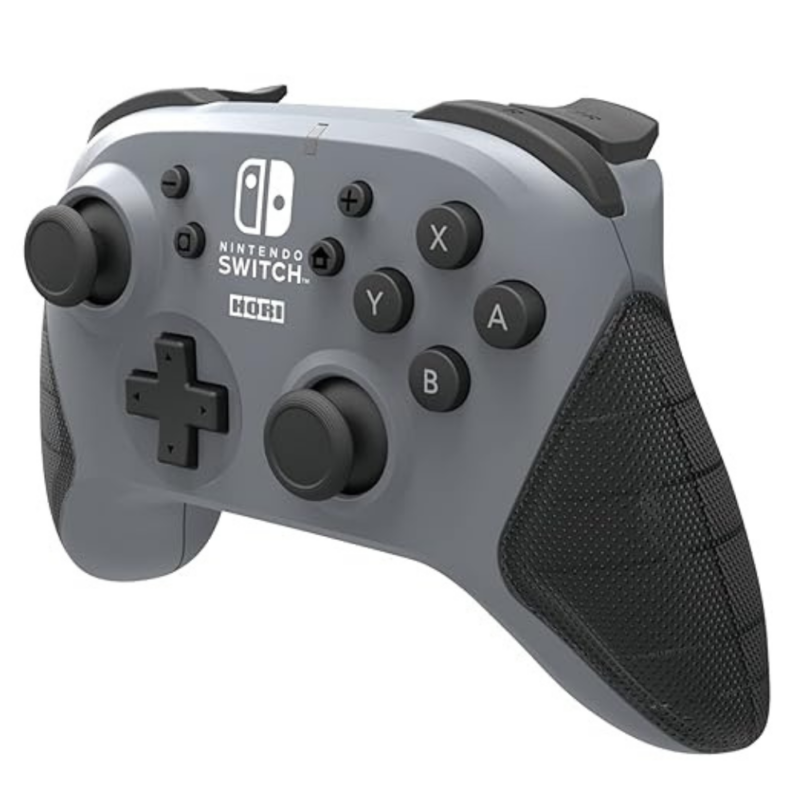 Controle Sem Fio Horipad Cinza para Nintendo Switch 1 e 2